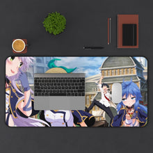 Charger l&#39;image dans la galerie, Rokudenashi Majutsu Koushi To Akashic Records Sistine Fibel, Glenn Radars, Rumia Tingel Mouse Pad (Desk Mat) With Laptop
