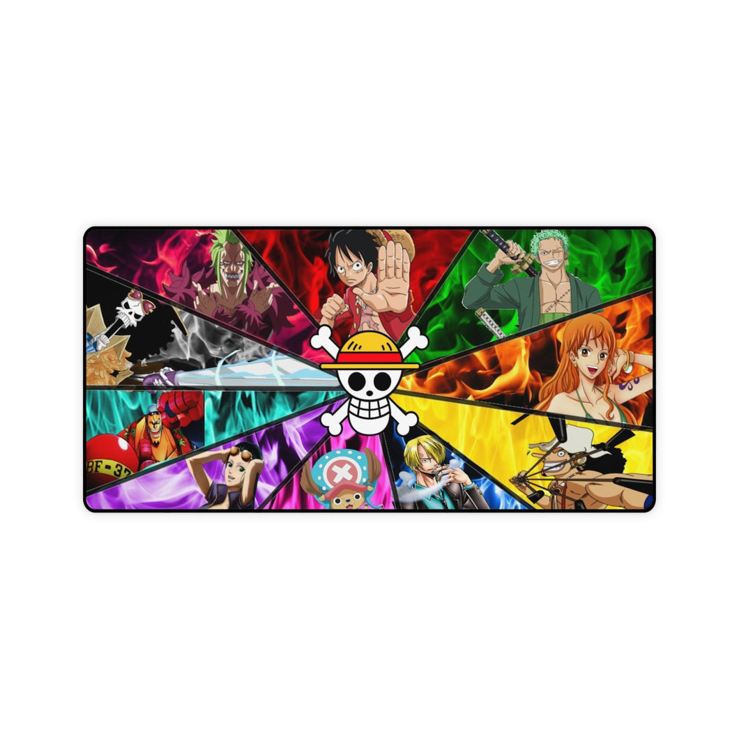 One Piece Monkey D. Luffy, Roronoa Zoro, Sanji, Nico Robin, Tony Tony Chopper Mouse Pad (Desk Mat)