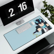 Load image into Gallery viewer, Blue Exorcist Mouse Pad (Desk Mat)
