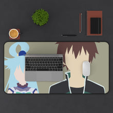 Cargar imagen en el visor de la galería, KonoSuba - God’s Blessing On This Wonderful World!! Mouse Pad (Desk Mat) With Laptop
