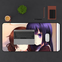 Charger l&#39;image dans la galerie, Sound! Euphonium Kumiko Oumae, Reina Kousaka Mouse Pad (Desk Mat) With Laptop
