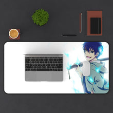 Load image into Gallery viewer, Blue Exorcist Rin Okumura Mouse Pad (Desk Mat) With Laptop
