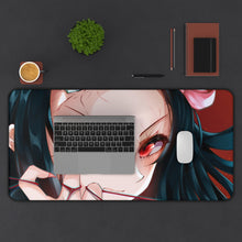 Charger l&#39;image dans la galerie, Nezuko Kamado Mouse Pad (Desk Mat) With Laptop
