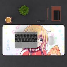 Load image into Gallery viewer, Gabriel DropOut Gabriel Tenma White Mouse Pad (Desk Mat) With Laptop
