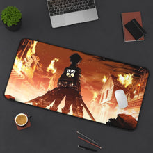 Cargar imagen en el visor de la galería, Anime Attack On Titan Mouse Pad (Desk Mat) On Desk
