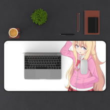 Charger l&#39;image dans la galerie, Gabriel DropOut Gabriel Tenma White Mouse Pad (Desk Mat) With Laptop
