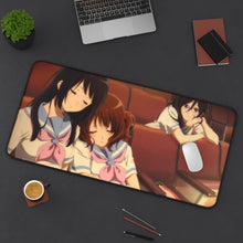 Charger l&#39;image dans la galerie, Sound! Euphonium Kumiko Oumae, Reina Kousaka, Asuka Tanaka Mouse Pad (Desk Mat) On Desk
