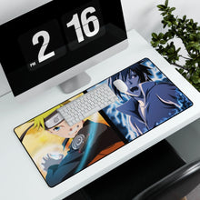 Cargar imagen en el visor de la galería, Naruto and Sasuke Mouse Pad (Desk Mat) With Laptop
