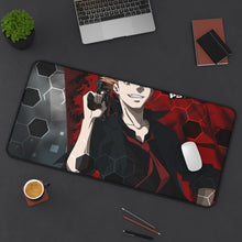 Load image into Gallery viewer, Shuusei Kagari Smirk Mouse Pad (Desk Mat) On Desk
