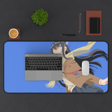 Charger l&#39;image dans la galerie, Rascal Does Not Dream Of Bunny Girl Senpai Mouse Pad (Desk Mat) With Laptop
