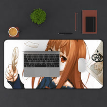 Cargar imagen en el visor de la galería, Spice And Wolf Mouse Pad (Desk Mat) With Laptop
