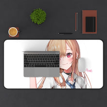 Charger l&#39;image dans la galerie, Marin Kitagawa doing the peace sign. Mouse Pad (Desk Mat) With Laptop
