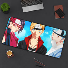 Charger l&#39;image dans la galerie, Sarada Uchiha Boruto Uzumaki Mouse Pad (Desk Mat) On Desk
