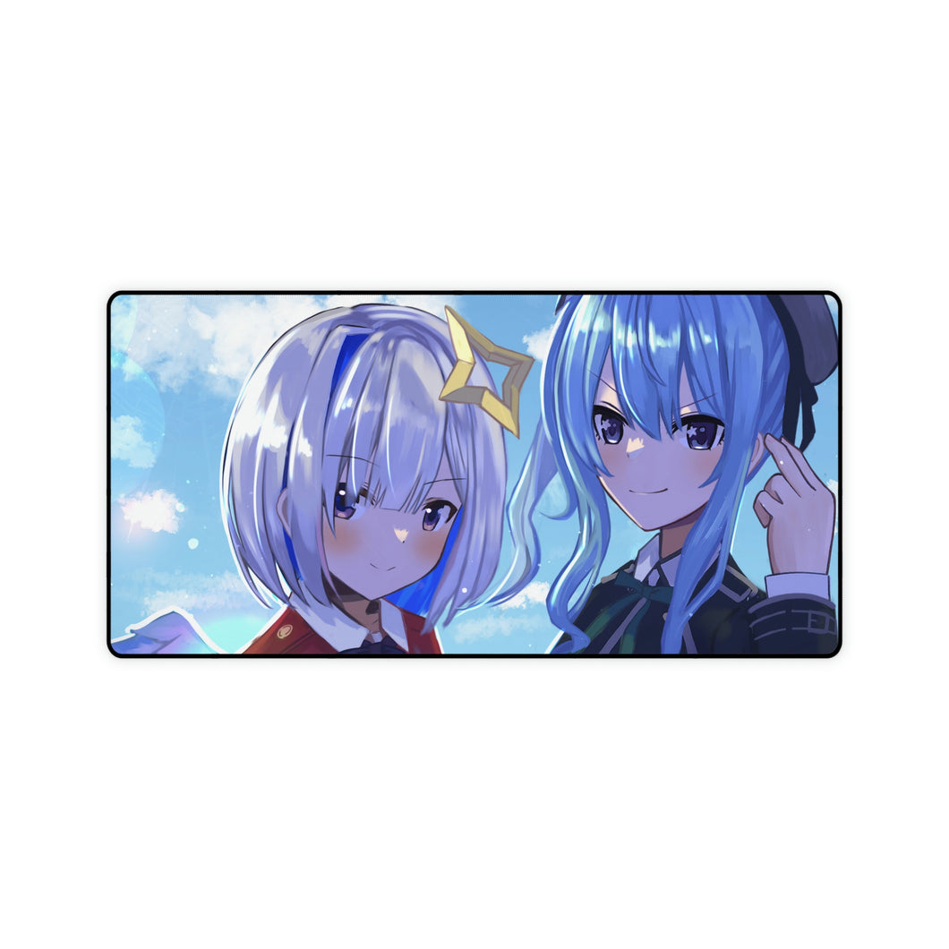 Amane Kanata & Hoshimachi Suisei Mouse Pad (Desk Mat)