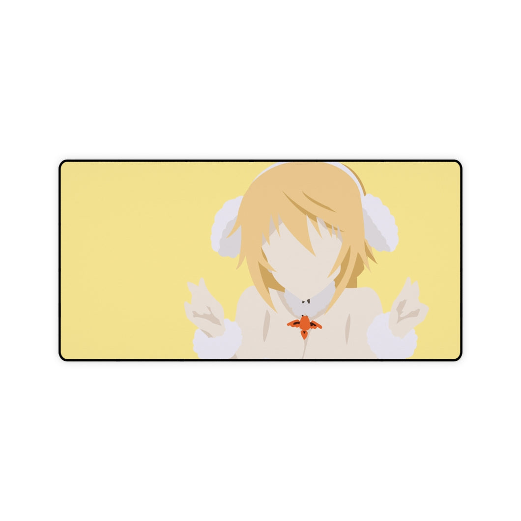 charlotte dunoir is infinite stratos minimalist Mouse Pad (Desk Mat)