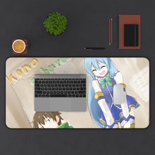 Cargar imagen en el visor de la galería, KonoSuba - God’s Blessing On This Wonderful World!! Mouse Pad (Desk Mat) With Laptop
