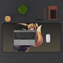 Load image into Gallery viewer, Holo the Wise Wolf Mouse Pad (Desk Mat) With Laptop
