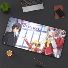 Charger l&#39;image dans la galerie, Charlotte Nao Tomori, Joujirou Takajou, Yusa Kurobane Mouse Pad (Desk Mat) On Desk
