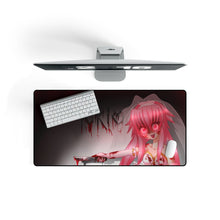 Cargar imagen en el visor de la galería, Mirai Nikki Yuno Gasai Mouse Pad (Desk Mat) On Desk
