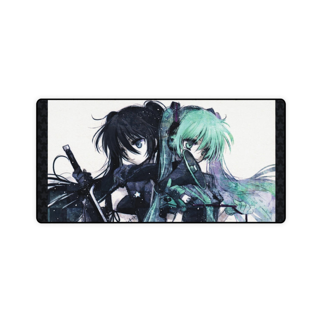 Black Rock Shooter and Hatsune Miku Mouse Pad (Desk Mat)