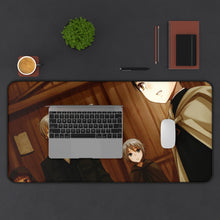 Cargar imagen en el visor de la galería, Spice And Wolf Mouse Pad (Desk Mat) With Laptop
