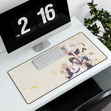 Cargar imagen en el visor de la galería, Aho Girl Yoshiko Hanabatake, Akuru Akutsu, Sayaka Sumino, Fuuki Iinchou Mouse Pad (Desk Mat) With Laptop
