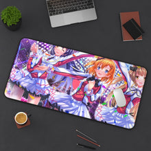 Load image into Gallery viewer, Love Live! Kotori Minami, Umi Sonoda, Honoka Kousaka Mouse Pad (Desk Mat) On Desk
