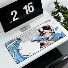 Charger l&#39;image dans la galerie, Demon Slayer: Kimetsu no Yaiba Mouse Pad (Desk Mat) With Laptop
