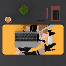 Load image into Gallery viewer, Ichigo kurosaki Horn Of Salvation from bleach Mouse Pad (Desk Mat) With Laptop
