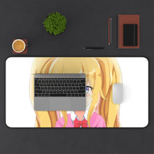 Load image into Gallery viewer, Gabriel DropOut Gabriel Tenma White Mouse Pad (Desk Mat) With Laptop
