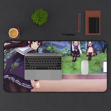 Cargar imagen en el visor de la galería, Saekano: How To Raise A Boring Girlfriend Mouse Pad (Desk Mat) With Laptop
