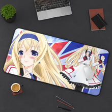 Charger l&#39;image dans la galerie, Infinite Stratos Mouse Pad (Desk Mat) On Desk
