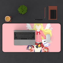 Load image into Gallery viewer, Gabriel DropOut Gabriel Tenma White Mouse Pad (Desk Mat) With Laptop
