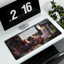 Load image into Gallery viewer, Broken Machine Doll Mouse Pad (Desk Mat) With Laptop
