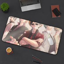 Load image into Gallery viewer, One Piece Monkey D. Luffy, Roronoa Zoro, Sanji Mouse Pad (Desk Mat) With Laptop
