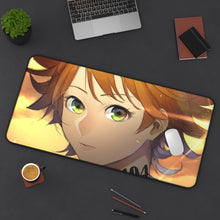 Load image into Gallery viewer, The Promised Neverland Emma Mouse Pad (Desk Mat) On Desk
