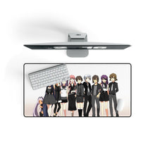 Cargar imagen en el visor de la galería, Mirai Nikki Yuno Gasai, Yukiteru Amano, Aru Akise, Muru Muru, Tsubaki Kasugano Mouse Pad (Desk Mat) On Desk
