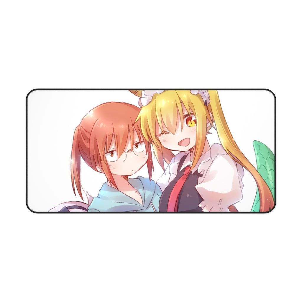 Miss Kobayashi's Dragon Maid Kanna Kamui, Kobayashi, Kobayashi San Chi No Maid Dragon, Tohru Mouse Pad (Desk Mat)