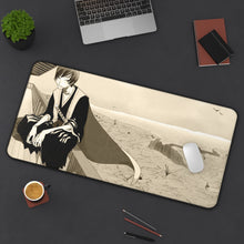 Load image into Gallery viewer, Gin Ichimaru Mouse Pad (Desk Mat) On Desk
