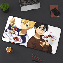 Load image into Gallery viewer, Sword Art Online Kazuto Kirigaya Mouse Pad (Desk Mat) On Desk
