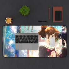 Charger l&#39;image dans la galerie, Sound! Euphonium Kumiko Oumae, Reina Kousaka Mouse Pad (Desk Mat) With Laptop
