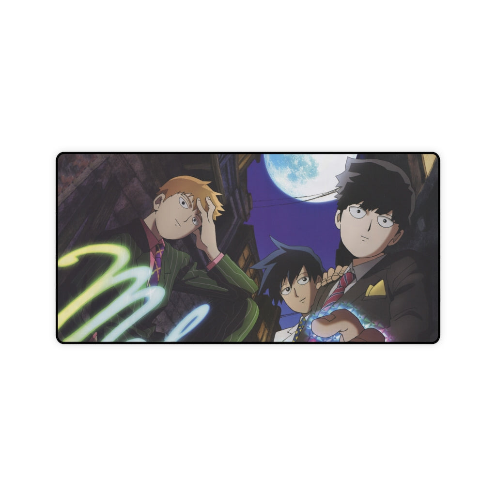 Mob Psycho 100 Arataka Reigen, Shigeo Kageyama, Ritsu Kageyama Mouse Pad (Desk Mat)