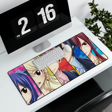 Charger l&#39;image dans la galerie, Fairy Tail Natsu Dragneel, Erza Scarlet, Gray Fullbuster, Lucy Heartfilia, Wendy Marvell Mouse Pad (Desk Mat) With Laptop
