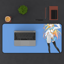 Cargar imagen en el visor de la galería, Nisekoi Chitoge Kirisaki Mouse Pad (Desk Mat) With Laptop
