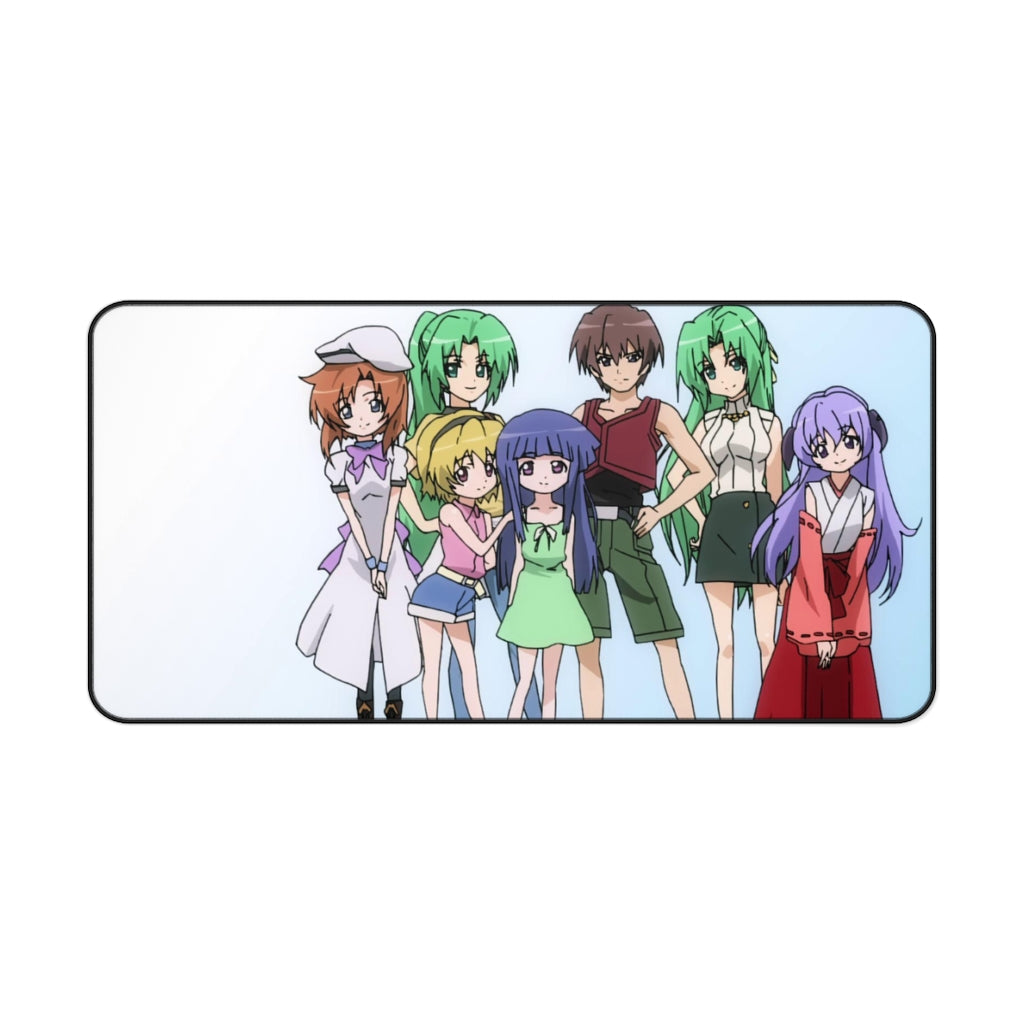 When They Cry Furude Rika, Sonozaki Shion, Sonozaki Mion Mouse Pad (Desk Mat)