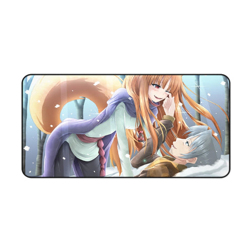 Spice And Wolf Mouse Pad (Desk Mat)