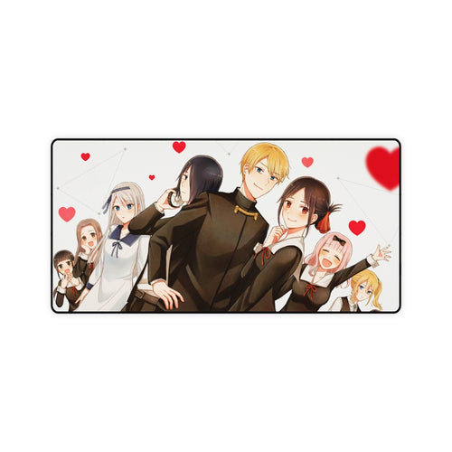 Kaguya-sama: Love is War Kaguya Shinomiya, Chika Fujiwara, Miyuki Shirogane, Ai Hayasaka, Kei Shirogane Mouse Pad (Desk Mat)