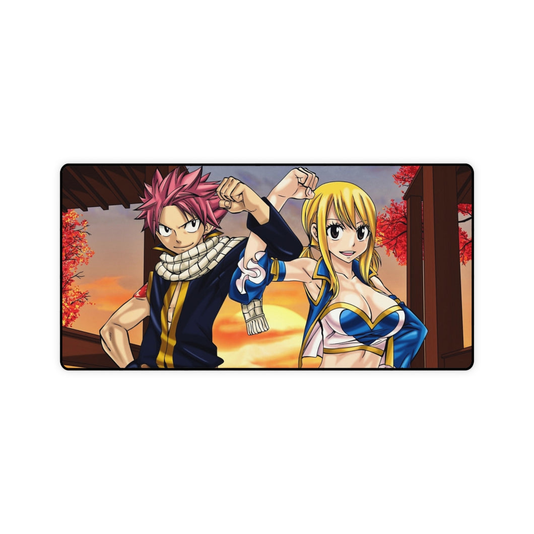 Fairy Tail Natsu Dragneel, Lucy Heartfilia Mouse Pad (Desk Mat)