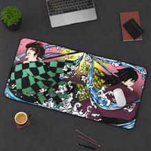 Charger l&#39;image dans la galerie, Demon Slayer: Kimetsu No Yaiba Mouse Pad (Desk Mat) On Desk
