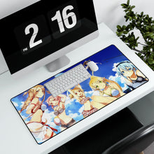 Cargar imagen en el visor de la galería, Sword Art Online Asuna Yuuki, Yui Mouse Pad (Desk Mat) With Laptop
